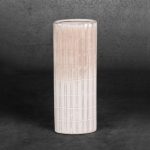 Edna kerámia váza Krémszín 12x6x31 cm