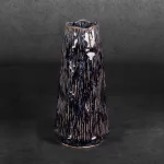 Alda kerámia váza Gránátkék 14x14x28 cm