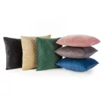 Luiz3 bársony párnahuzat Rózsaszín 40x40 cm