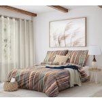 Ada03 dupla ágyneműhuzat pamut-szatén többszínű 220x200 cm - 70x80 cm 2db