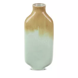 Bali üveg váza ézs/menta 14x7x33 cm
