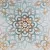 Mandala kézzel festett falikép 486a Kék 80x80 cm