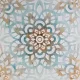Mandala kézzel festett falikép 486a Kék 80x80 cm