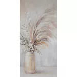 Csendéletet ábrázoló kézzel festett falikép 497a Bézs 60x120 cm