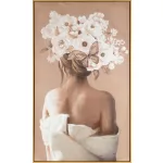 Női alakot ábrázoló falikép 522a Bézs 60x100x3 cm - 5 cm