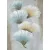 Ginkgo leveles kézzel festett falikép nappaliba 528b Bézs/kék 50x70 cm