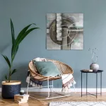 Falikép 555b Bézs 80x80 cm