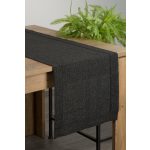 Stella asztali futó Fekete 40x140 cm