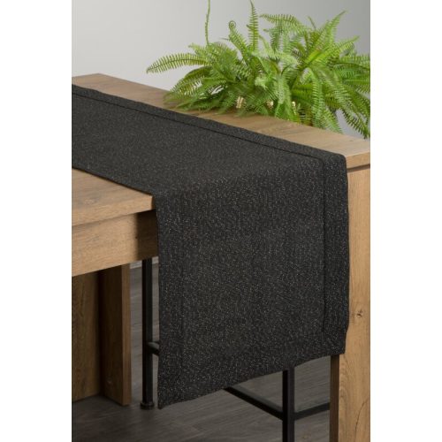 Stella asztali futó Fekete 40x140 cm