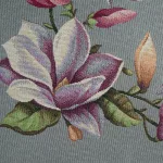 Magnólia virágmintás gobelin asztali futó Szürke 40x100 cm +/- 5%