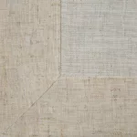 Karen természetes színvilágú széles peremű abrosz Natúr 140x180 cm