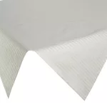 Karácsonyi asztalterítő csíkos jacquard anyagból fényes szállal Pezsgő 85x85 cm