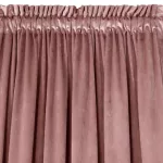 Rosa bársony sötétítő függöny Rózsaszín 135x300 cm