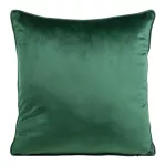 Mel kétoldalú bársony párnahuzat Sötétzöld/fekete 40x40 cm