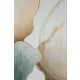 Absztrakt festmény 592 Bézs/türkiz 60x90 cm