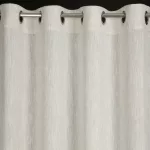 Sabin öko stílusú puha dekor függöny sodrott cérnából Bézs 140x250 cm