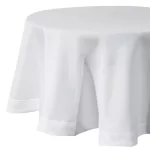 Stella kerek asztalterítő Fehér 150 cm