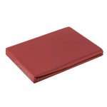 Nova3 pamut-szatén gumis lepedő Piros 140x200 cm +30 cm