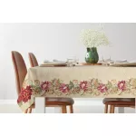 Gobelin karácsonyi asztali futó fényes fonallal Arany 45x140 cm +/-5%