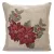 Gobelin karácsonyi párnahuzat fényes fonallal Natúr/piros 45x45 cm +/-5%