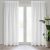 Simone fényáteresztő függöny sima voile anyagból mennyezeti sínhez Fehér 140x300 cm