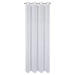 Arleta függöny finom fényű sifon szövetből Fehér 135x270 cm