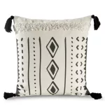 Boho24 rojtos párnahuzat Krémszín 45x45 cm