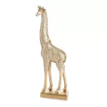 Haris zsiráf műgyanta figura Arany 13x8x36 cm