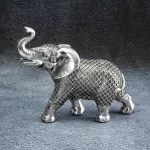 Evan szobor Acélszürke 25x9x20 cm