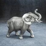 Evan szobor Acélszürke 30x13x26 cm