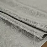 Isla banánlevél mintás jacquard asztali futó Ezüst 40x140 cm