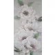 Virágos növényt ábrázoló kézzel festett falikép 626 Bézs 60x120 cm