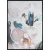 Orchidea kézzel festett falikép 638a kerettel Bézs 50x70 cm