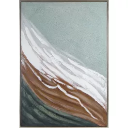 Absztrakt falikép 646 kerettel Menta 70x100 cm