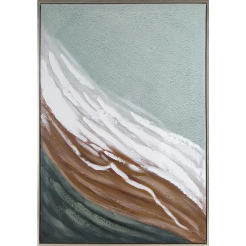Absztrakt falikép 646 kerettel Menta 70x100 cm