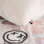 Gamer gyermek pamut ágyneműhuzat Fehér/rózsaszín 140x200 cm - 70x80 cm 1db