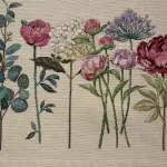 Gobelin asztali futó nyári virágok motívumával Natúr 40x100 cm +/-5%