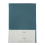 Adela jersey pamut gumis lepedő Sötét türkiz 140x200 cm +30 cm