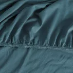 Adela jersey pamut gumis lepedő Sötét türkiz 140x200 cm +30 cm