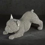 Eldo1 szobor Ezüst 19x8x9 cm