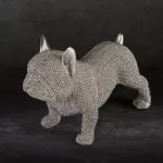 Eldo1 dekor figura Ezüst 20x9x14 cm
