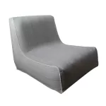 Felfújható kerti fotel vízálló anyagból Ezüst 70x90x70 cm