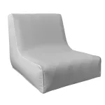 Felfújható kerti fotel vízálló anyagból Ezüst 70x90x70 cm