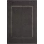Olivia pamut fürdőszoba szőnyeg arany színű hímzéssel Acélszürke 50x70 cm