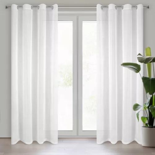 Lucy voile függöny Fehér 140x250 cm