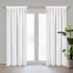 Lucy fényáteresztő függöny voile anyagból Fehér 140x270 cm