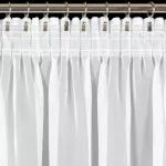 Lucy fényáteresztő függöny voile anyagból Fehér 140x270 cm