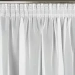Lucy fényáteresztő függöny voile anyagból Fehér 140x270 cm
