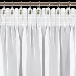 Lucy fehér  fényáteresztő függöny voile anyagból 200x270 cm