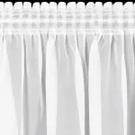Lucy fehér  fényáteresztő függöny voile anyagból 200x270 cm
